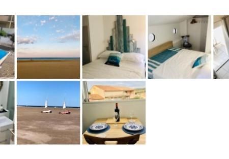 נרבון Stylish Studio Close To Beach In Residence With Pool מראה חיצוני תמונה