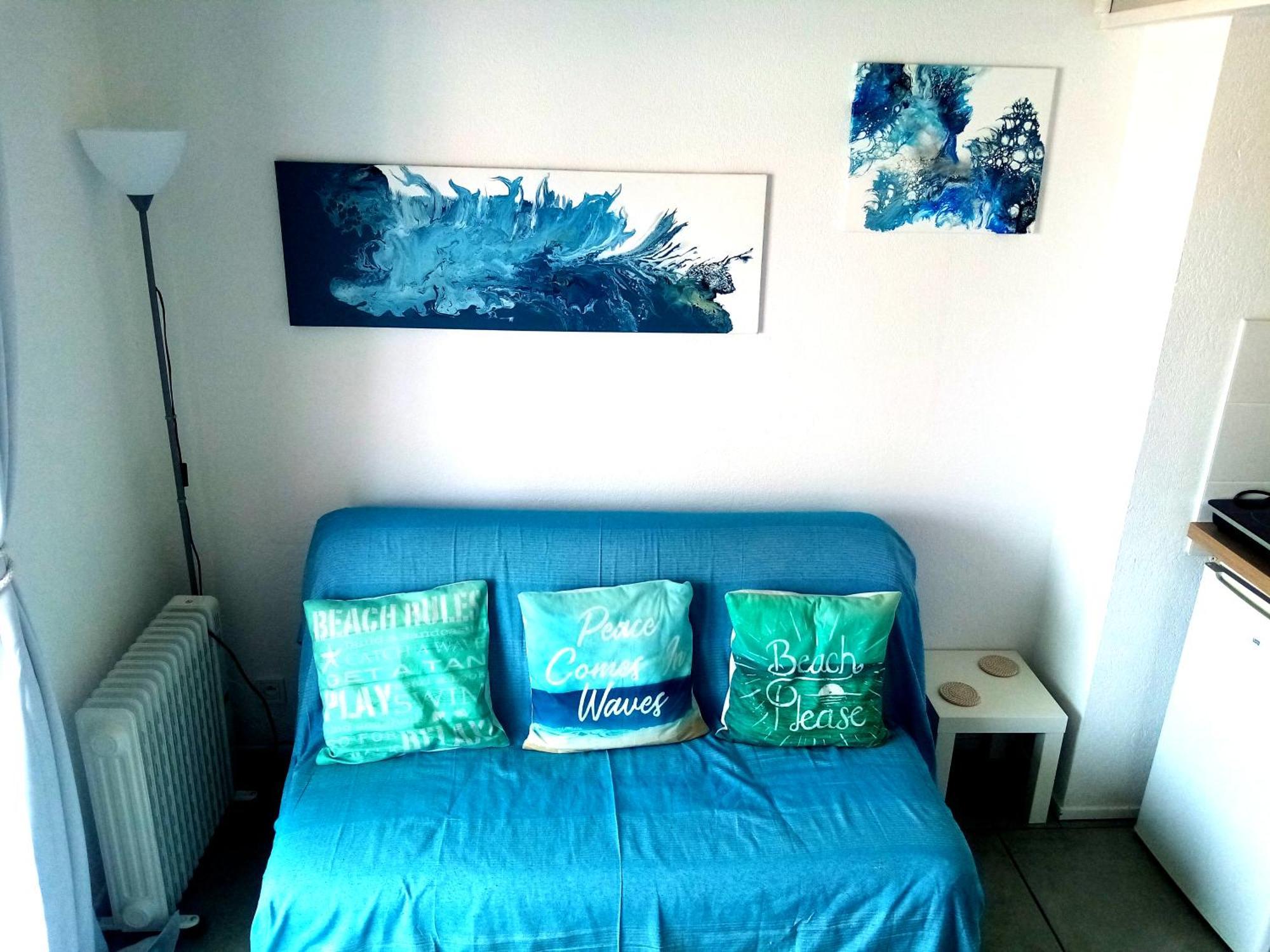 נרבון Stylish Studio Close To Beach In Residence With Pool מראה חיצוני תמונה